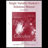 Calculus  Late Transcendental Functions Students Solutions Manual