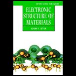Electronic Structure of Materials
