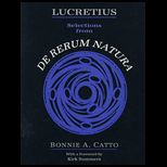 Lucretius  Selections from de Rerum Natura