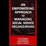 Empowering Approach to Managing Social Service Organizations