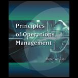 Principles of Operations Management   With CD