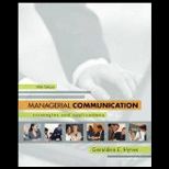 Managerial Communication Strategies And Applications
