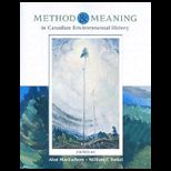 Method and Meaning in Canadian Environment.