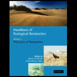 Handbook of Ecological Restoration Volume 1