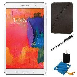 Samsung Galaxy Tab Pro 8.4 White 16GB Tablet and Case Bundle