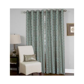 Elrene Latique Grommet Top Curtain Panel, Mineral