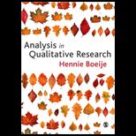 Analysis in Qualitative Research