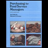 Purchasing for Food Service Managers