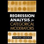 Regression Analysis for Categorical Moderators