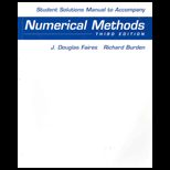 Numerical Methods (Student Solutions Manual)