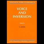 Voice and Inversion