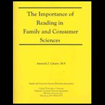 Importance, Reading, Family and Consumer Sciences