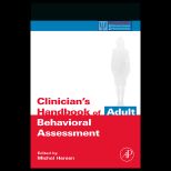 Clinicians Handbook of Adult Behavioral Assessment