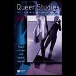 Queer Studies  Interdisciplinary Reader