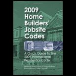 2009 Home Builders Jobsite Codes