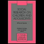 Social Research on Children and Adolescents