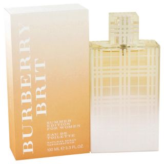 Burberry Brit Summer for Women by Burberry EDT Spray (2012) 3.3 oz