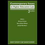 Contemporary Issues in Higher Education Law