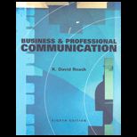 Business and Professional Communication (Custom)