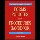 Acad. Lib. Managers Forms, Policies, and .