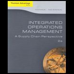 Integrated Operations Management  A Supply Chain Perspective