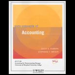 Core Concepts of Accounting (Custom Package)