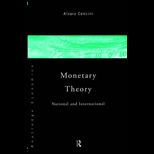 Monetary Theory National and International