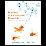 Business Communication Essentials With Access