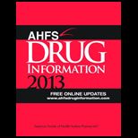 Ahfs Drug Information 2013
