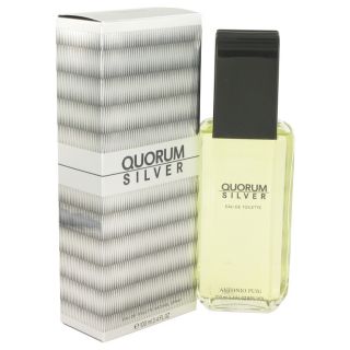 Quorum Silver for Men by Puig EDT Spray 3.4 oz