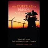 Culture of Prison Violence
