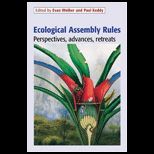 Ecological Assembly Rules ; Perspectives, Advances, Retreats