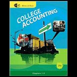 College Accounting, Chapters 1 9   Package