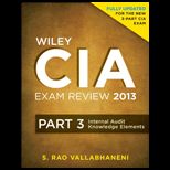 Wiley CIA Examination Rev. 2013, 3 Audit. Knwldge
