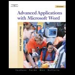 Advanced Applications with Microsoft Word   With CD
