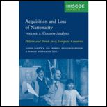 Acquisition and Loss of Nationality, Volume 2