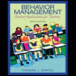 Behavior Management  Positive Applications for Teachers