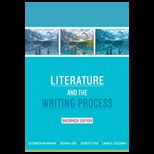 Literature and the Writing Process   Backpack Edition and Card