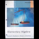Elementary Algebra   With Access 9 (Custom)