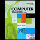 Computer Applications With Microsoft Office 2013   With CD