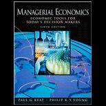 Managerial Economics Economic Tools