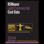 Means Light Commercial Cost Data, 2014