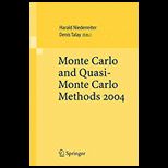 Monte Carlo And Quasi Monte Carlo Methods 2004