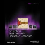Pro Tools 10 Advanced Music Production Tech.   With Cd