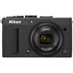 Nikon COOLPIX A 16.2MP 3.0 LCD Black Digital Camera with 1080p HD Video