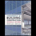 Fundamentals of Building Construction   With Exercises In