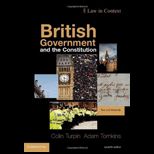 British Government and the Constitution Text and Materials