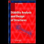 Stability Analysis And Design Of Structures