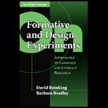 On Formative and Design Experiments Approaches to Language and Literacy Research