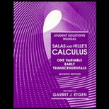 Salas and Hilles Calculus  One Variable, Early Transcendentals   Student Solutions Manual